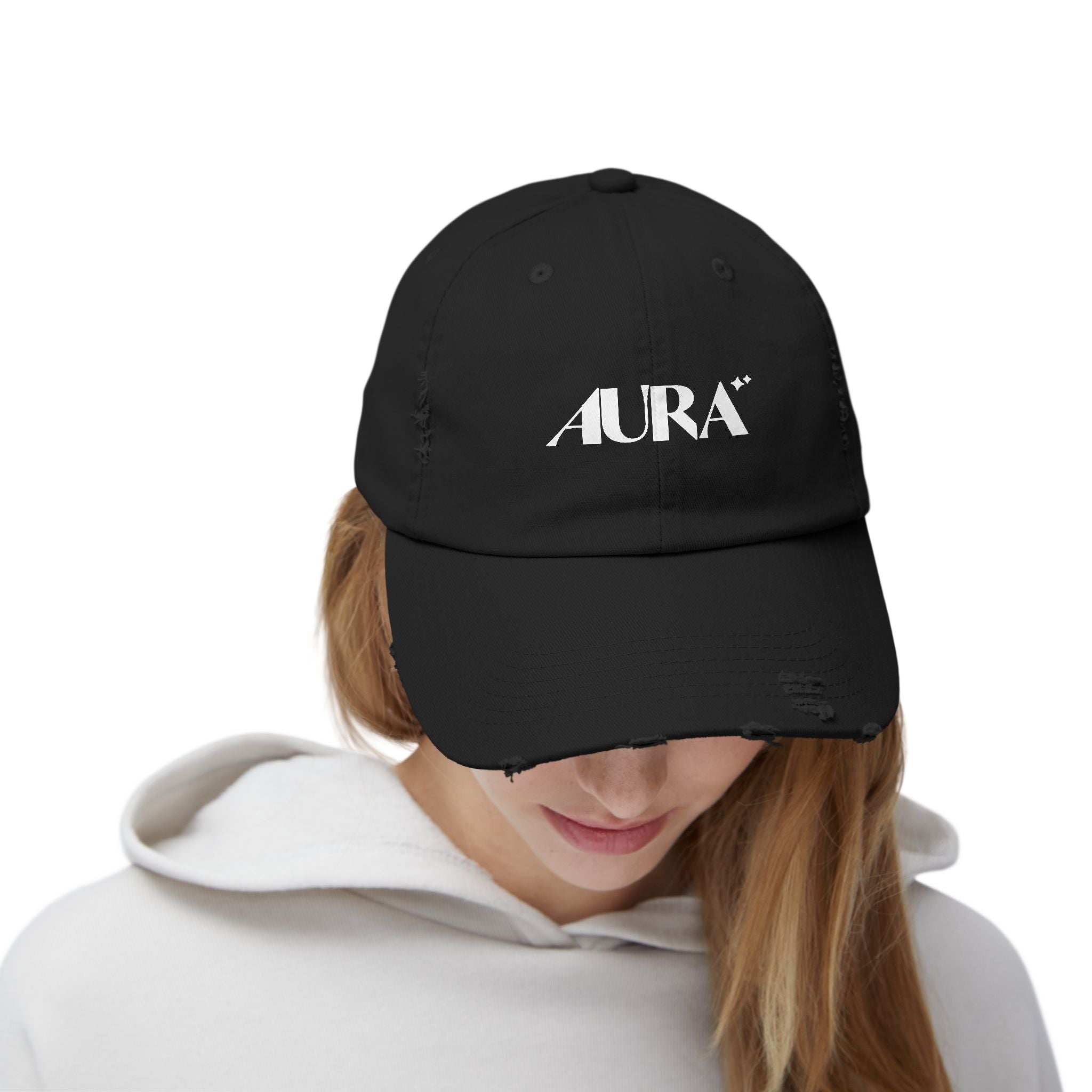 AURA Distressed Baseball Cap