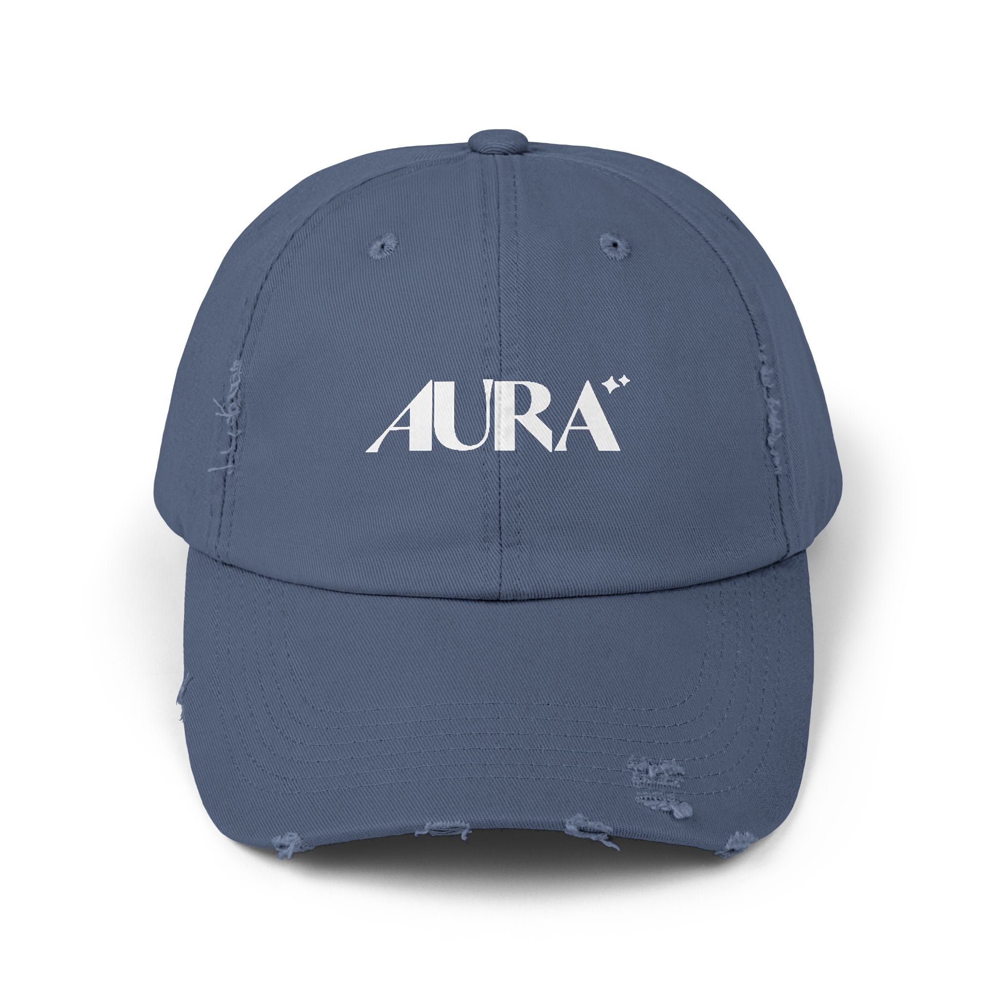 AURA Distressed Baseball Cap